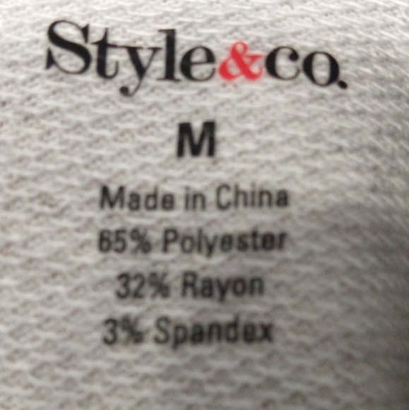 Style & Company cowl neck shirt - Picture 3 of 3